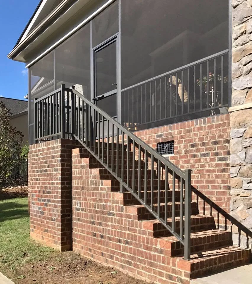 wrought iron stair railing