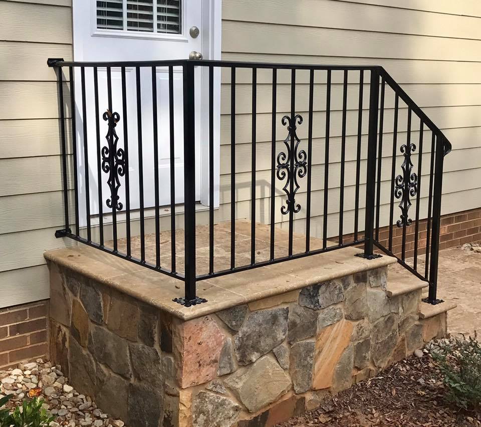 wrought iron stair railing