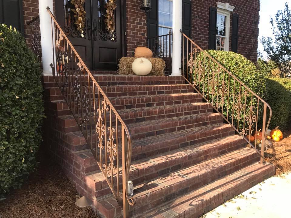 wrought iron stair railing