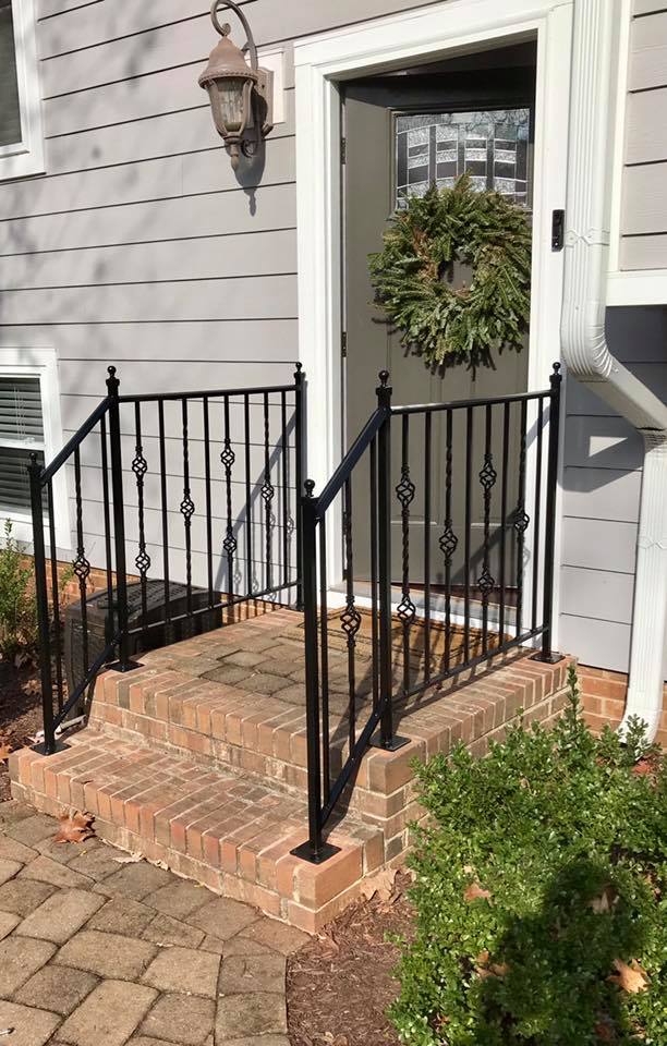 wrought iron stair railing