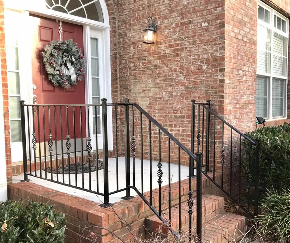 wrought iron stair railing