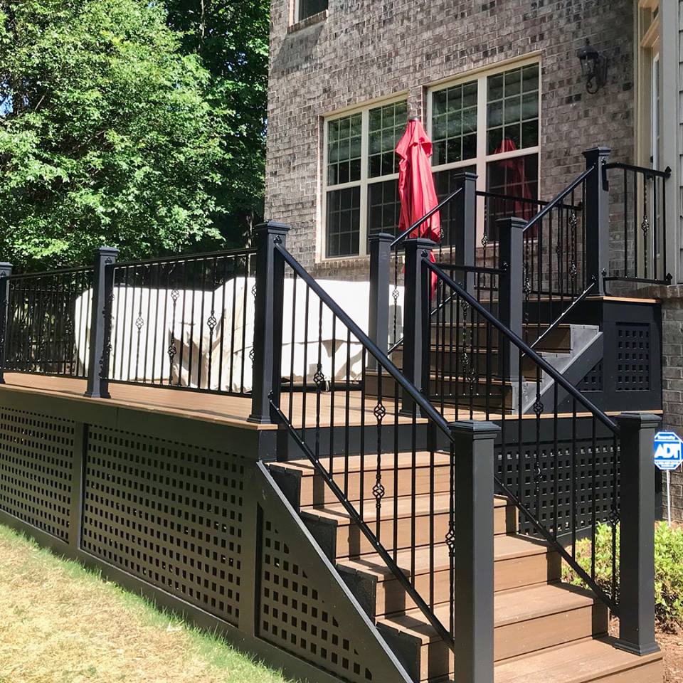 wrought iron porch railing