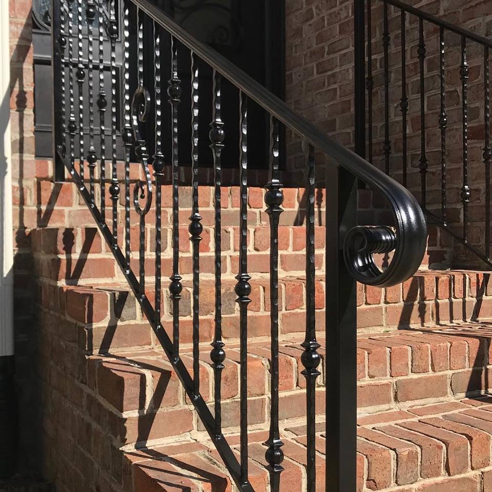 wrought iron stair railing