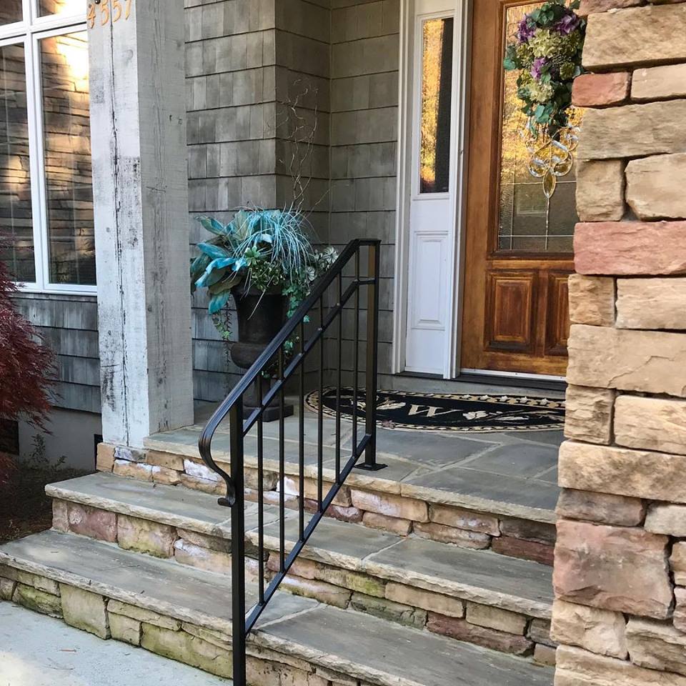 wrought iron stair railing