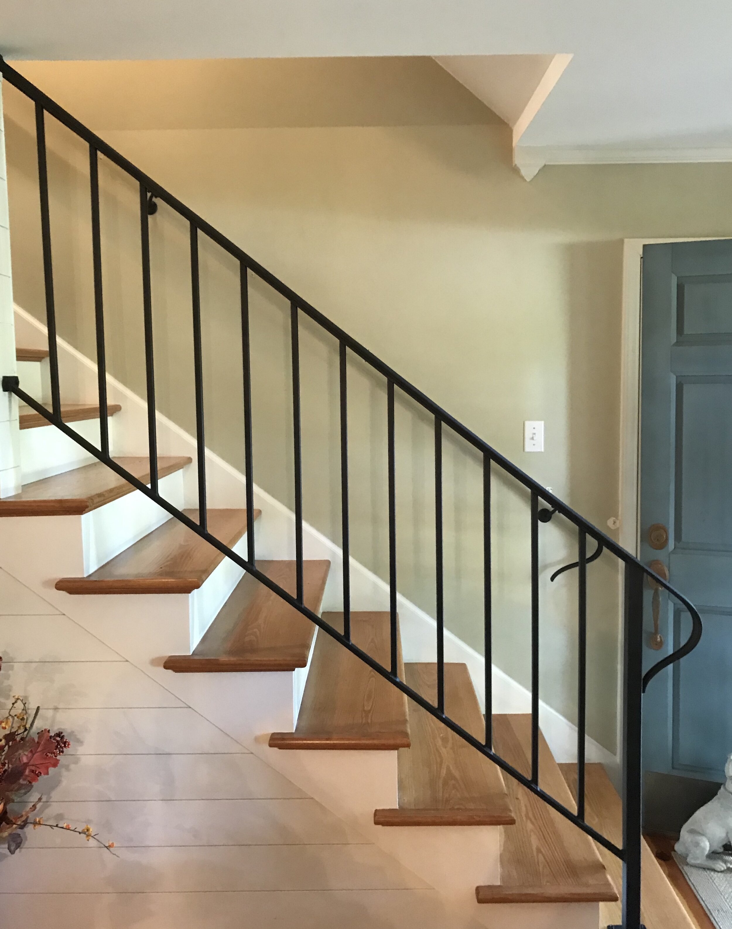 wrought iron stair railing