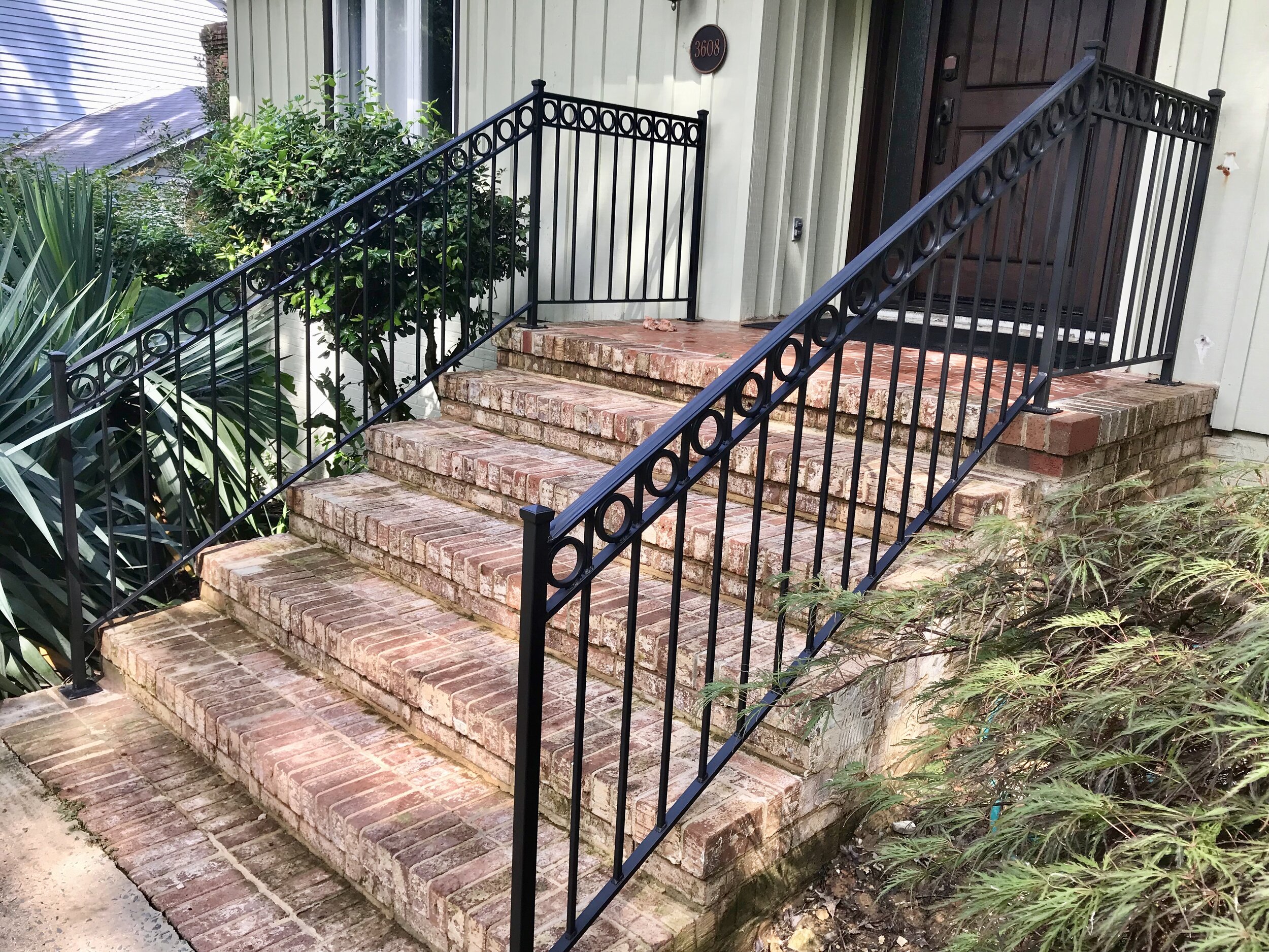 wrought iron stair railing