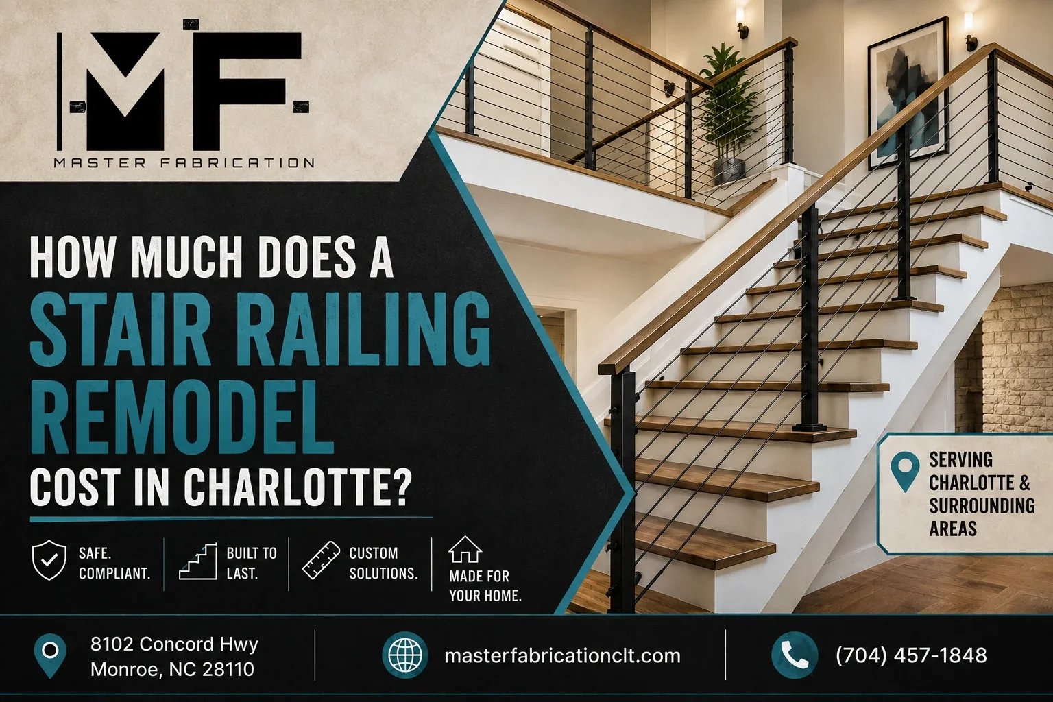 How Much Does a Stair Railing Remodel Cost in Charlotte?