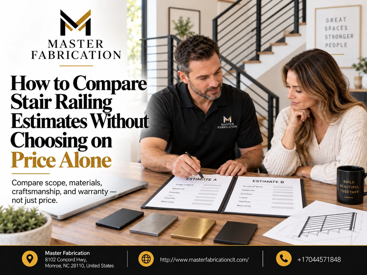 How to Compare Stair Railing Estimates Without Choosing on Price Alone