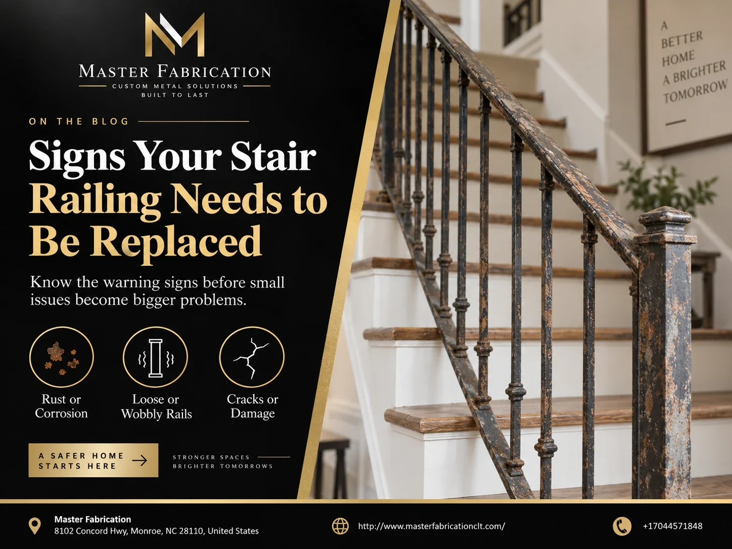 Signs Your Stair Railing Needs to Be Replaced