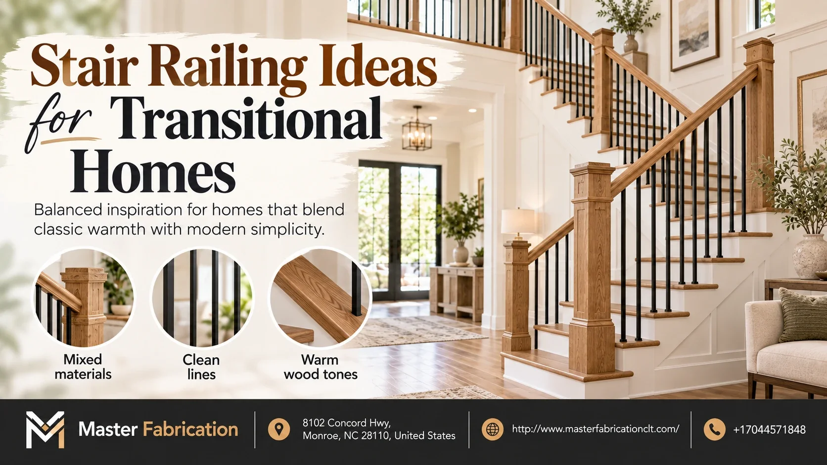 Stair Railing Ideas for Transitional Homes