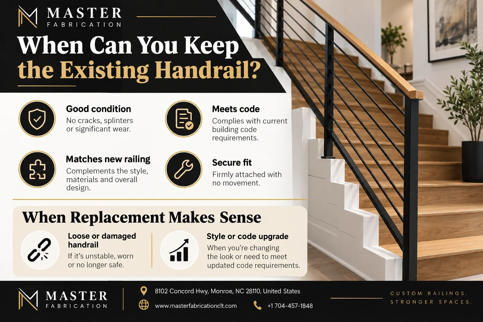 When Can You Keep the Existing Handrail?