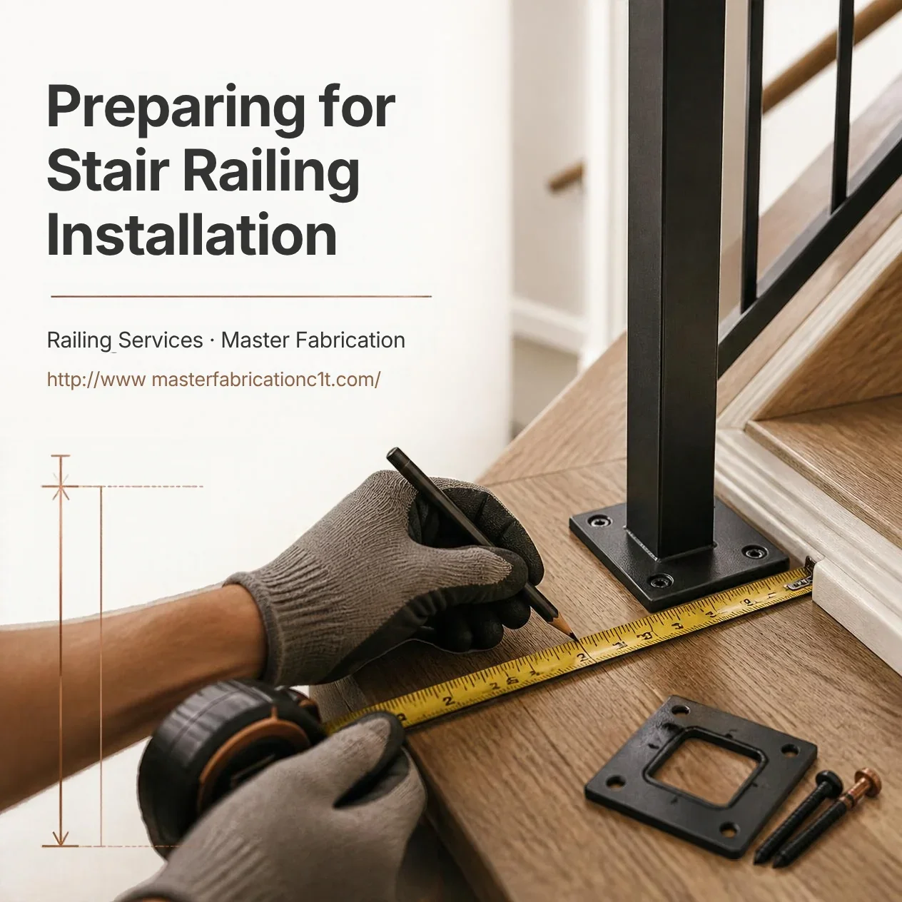 Preparing for Stair Railing Installation