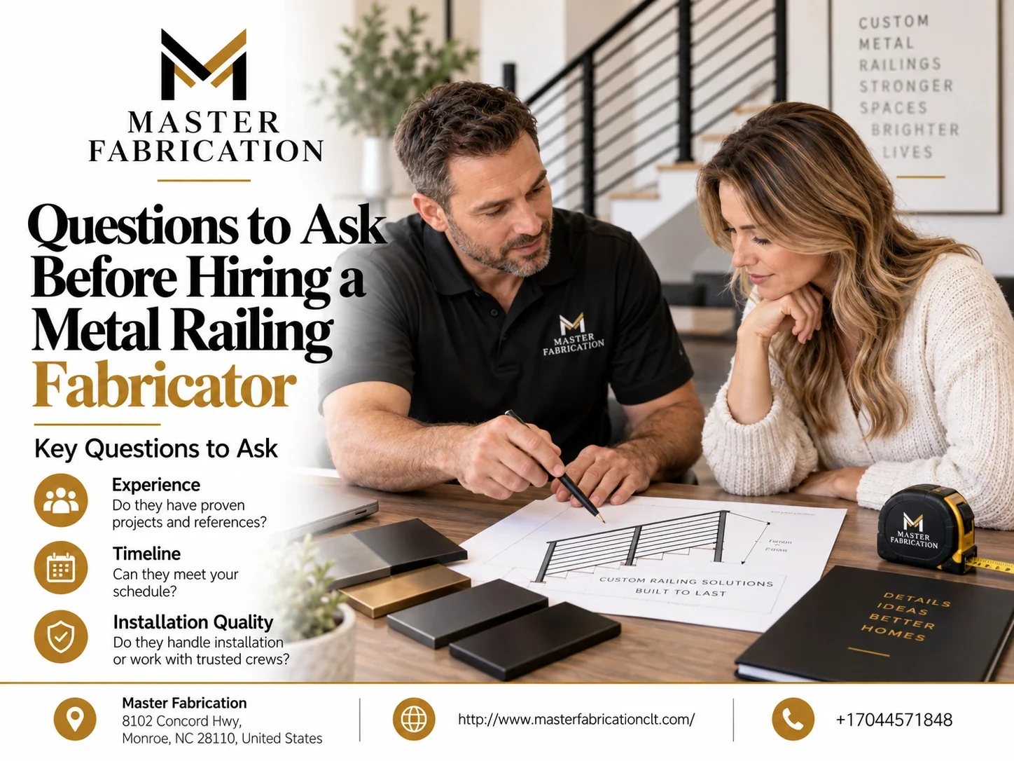 Questions to Ask Before Hiring a Metal Railing Fabricator