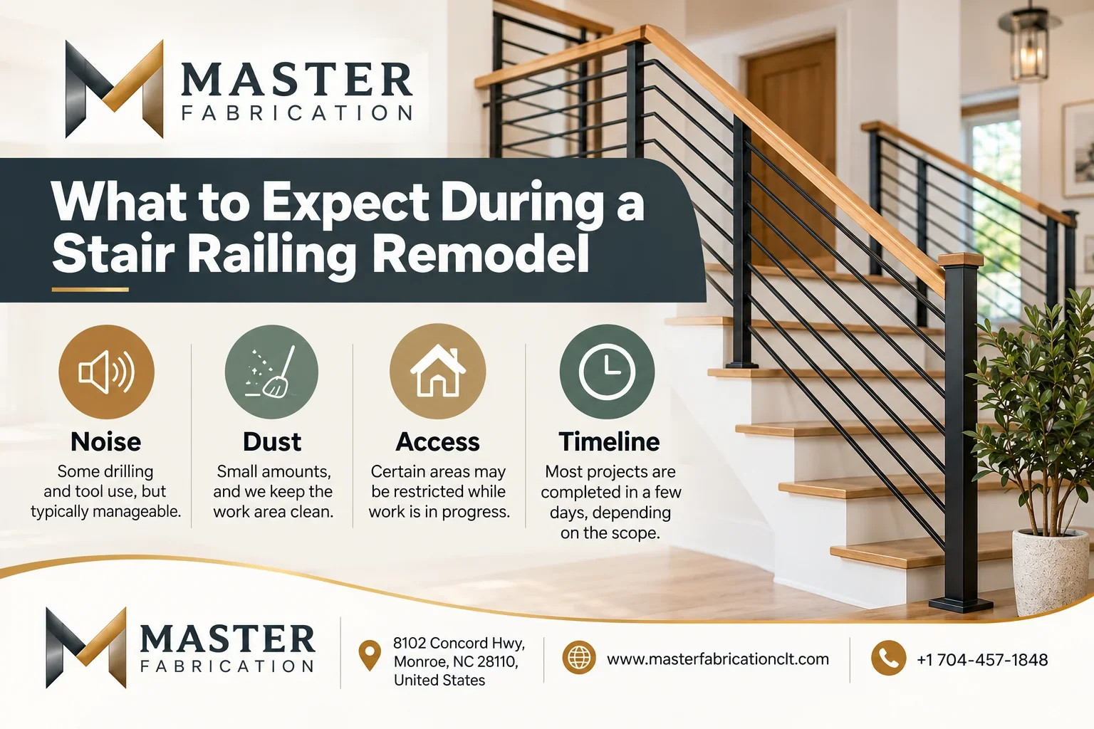 what to expect during a stair railing remodel