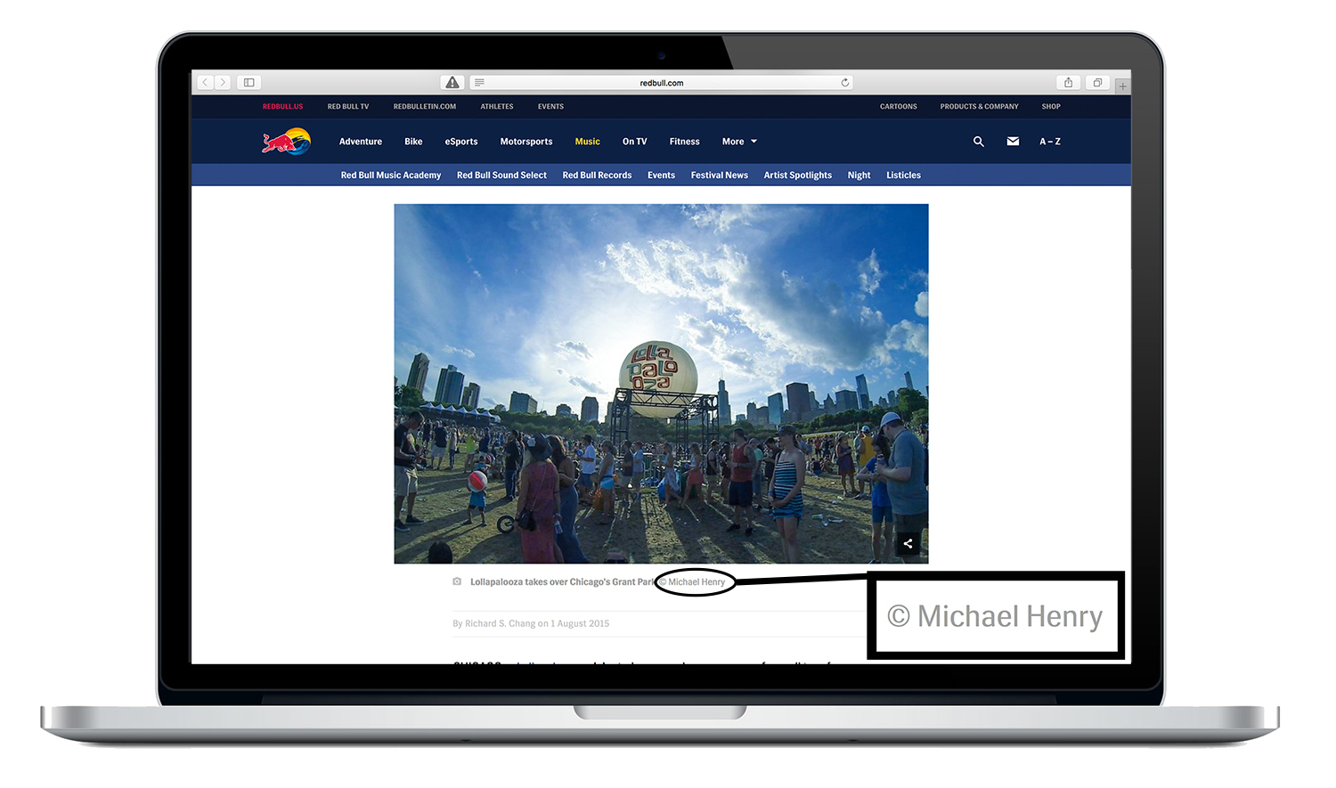 My Image featured on Redbull.com