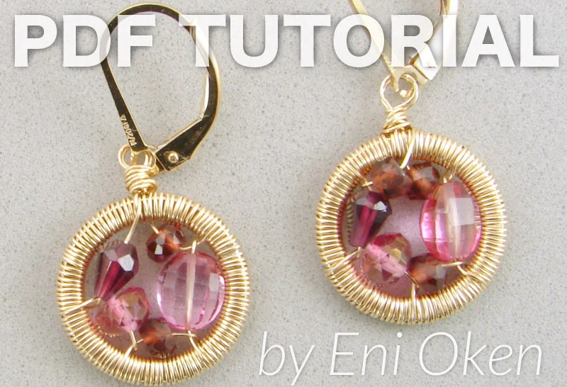 Mini Mosaic Earrings PDF Tutorial