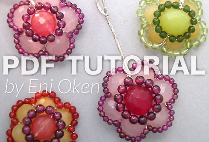 Beaded Flower PDF Tutorial