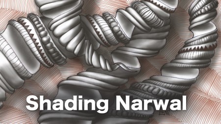 Learn how to shade Narwal, ebook and video bundle • enioken.com