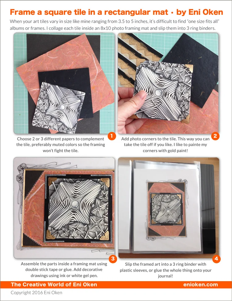My Zentangle® Art Album — Eni Oken