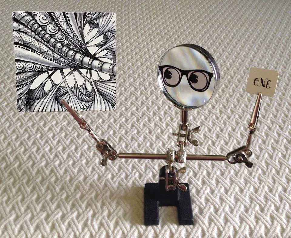 Learn how to shade Zentangle® with Eni Oken • enioken.com