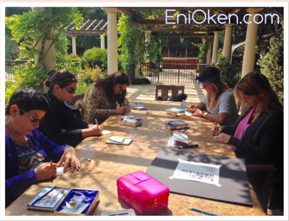 Learn how to shade Zentangle® with Eni Oken • enioken.com