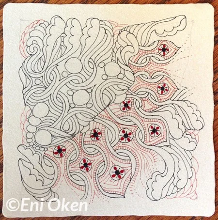 Learn to shade Zentangle® with Eni Oken • enioken.com