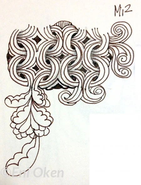 Learn to shade Zentangle® with Eni Oken • enioken.com
