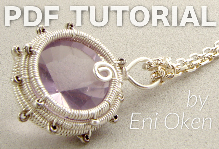 Learn to create this basketweave bezel • enioken.com 
