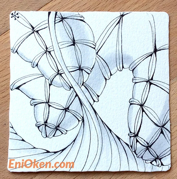 Learn how to shade Zentangle® with Eni Oken • enioken.com