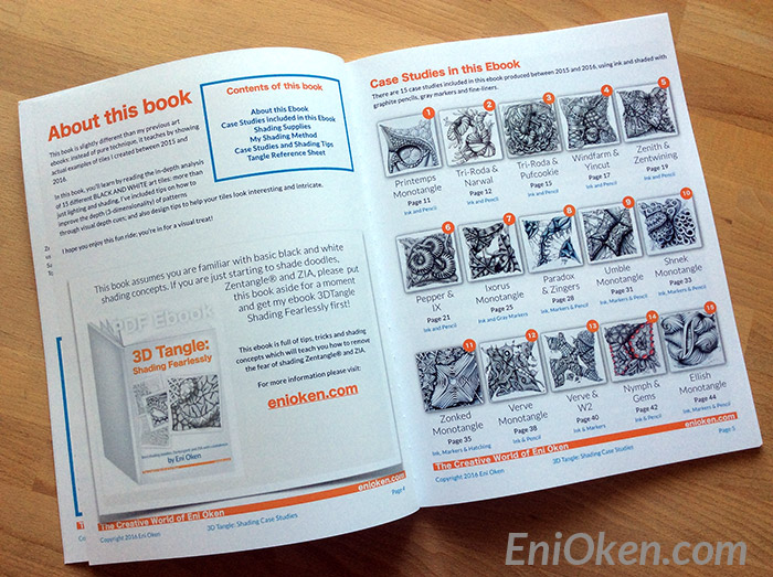 Learn how to shade Zentangle • enioken.com