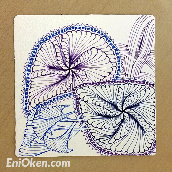 Learn to shade Zentangle® • enioken.com