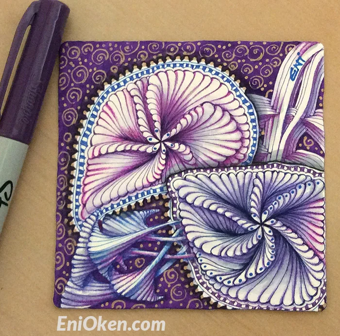 Learn to shade Zentangle® • enioken.com