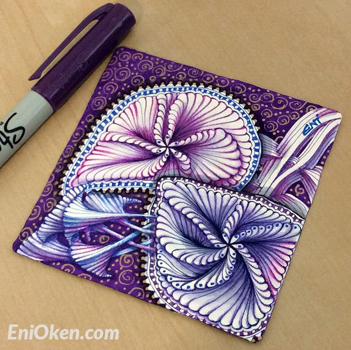 Learn to shade Zentangle® • enioken.com