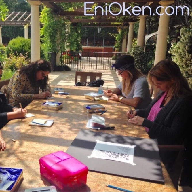 My first live Zentangle® Workshop