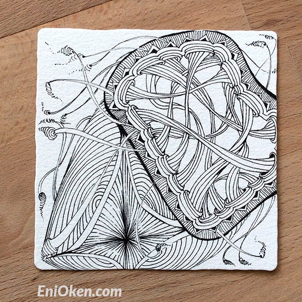 Learn how to shade Zentangle • enioken.com