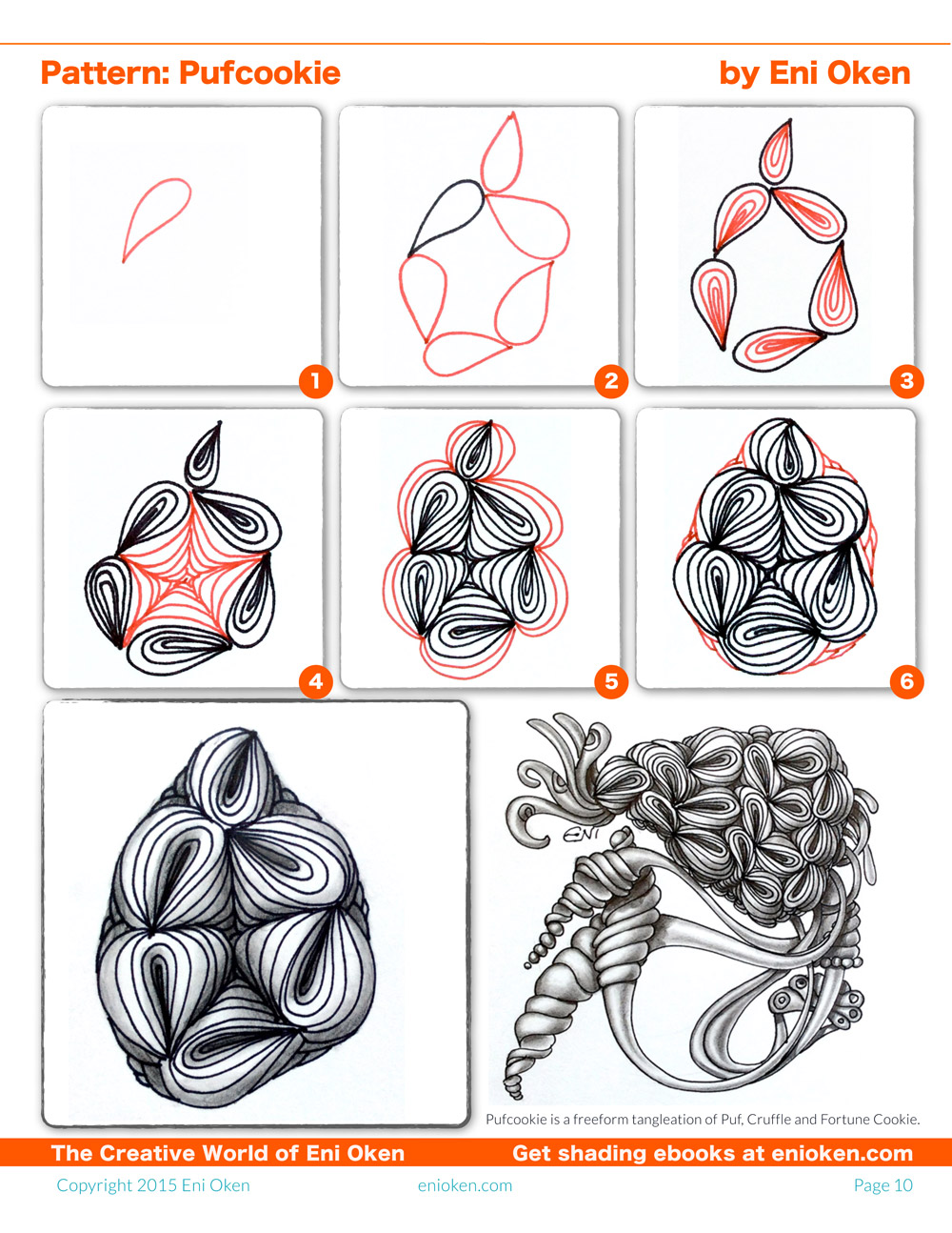 Learn how to shade Zentangle® • enioken.com