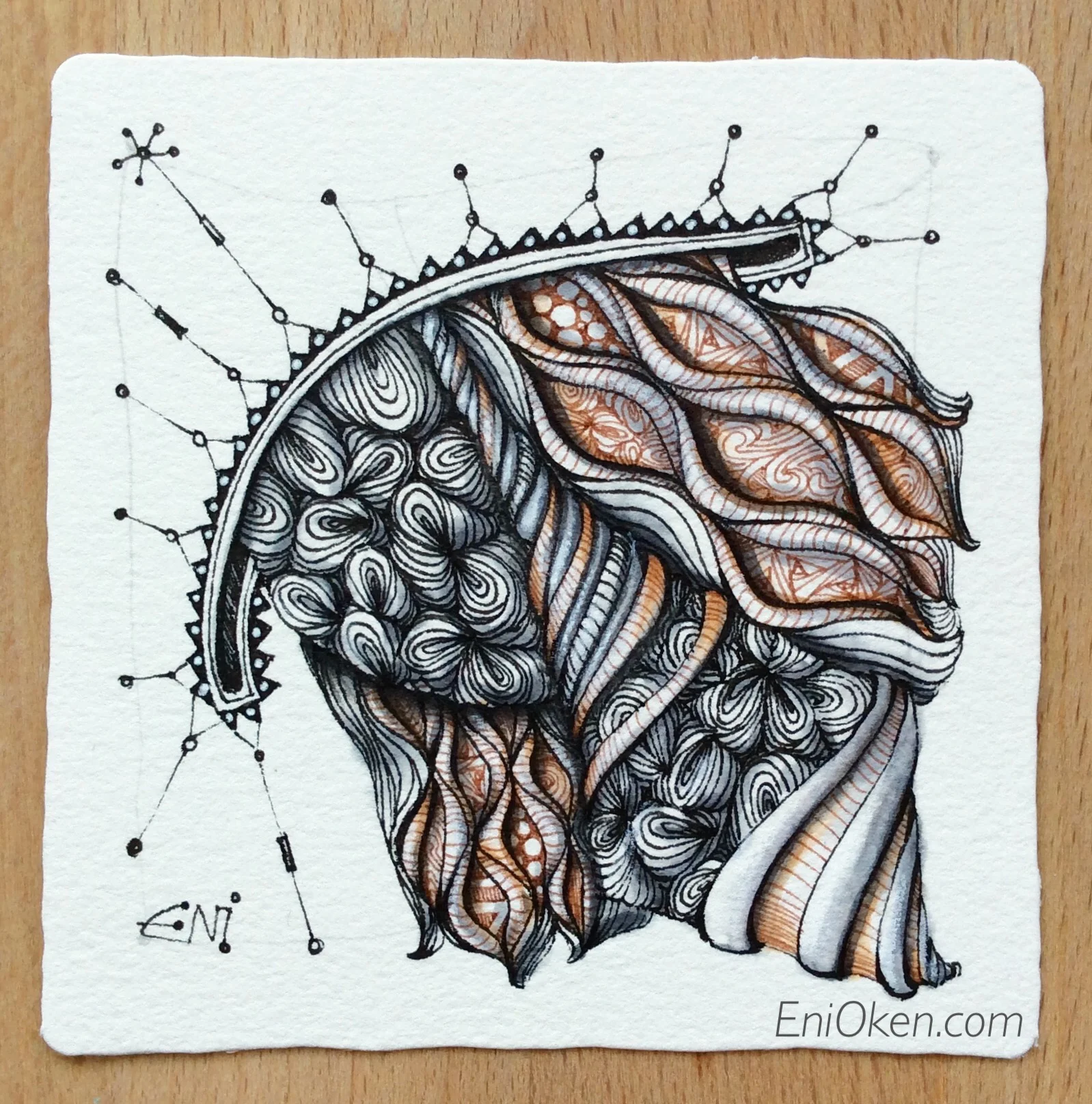 Learn how to shade Zentangle® • enioken.com