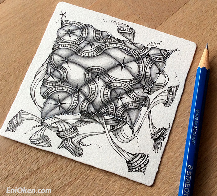 Learn how to shade Zentangle® • enioken.com