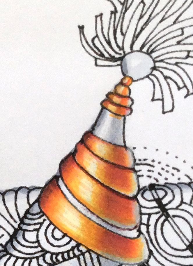 Create incredible color shading on Zentangle®, ZIA and coloring books • enioken.com