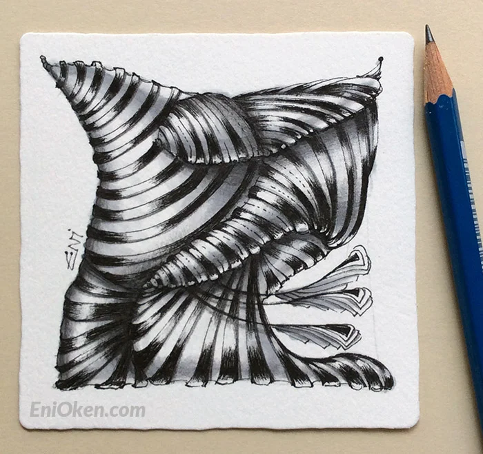 Learn how to shade Zentangle® • enioken.com 