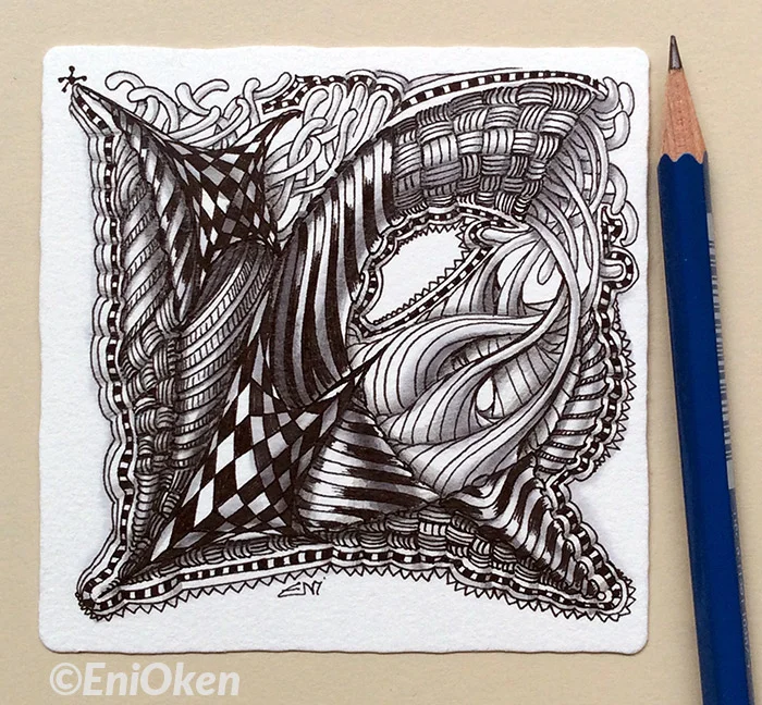 Learn how to shade Zentangle® • enioken.com