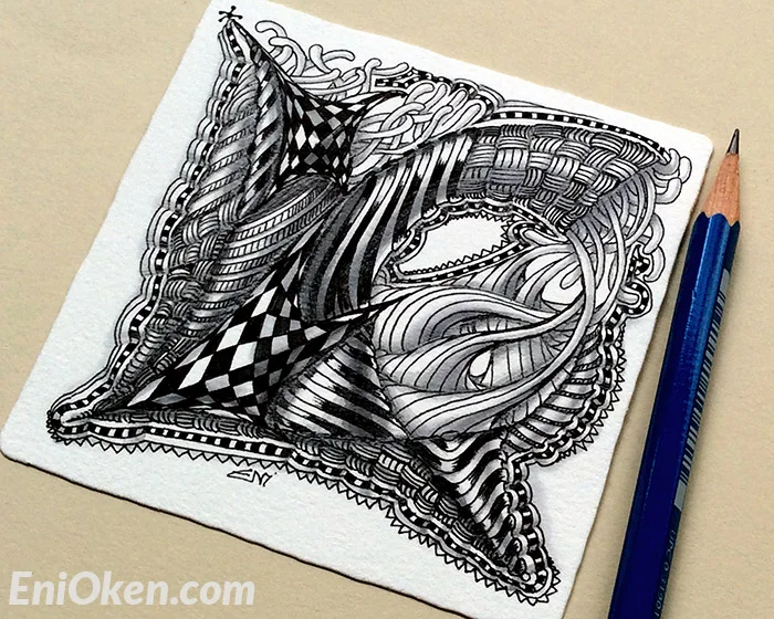 Learn how to shade Zentangle® • enioken.com