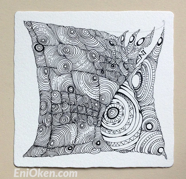 Learn how to shade and create amazing Zentangle® • enioken.com