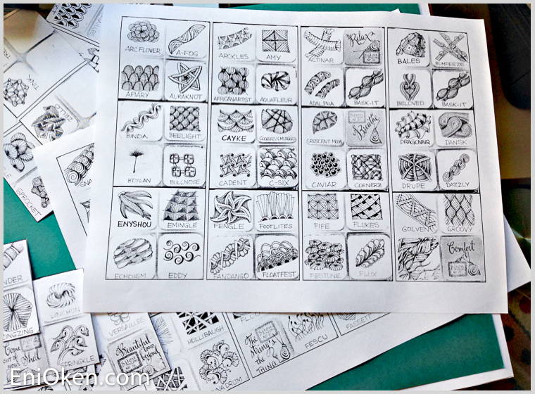 Learn how to create amazing Zentangle® • enioken.com
