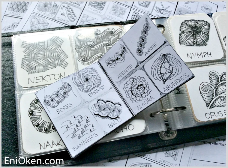 Learn how to create amazing Zentangle® • enioken.com