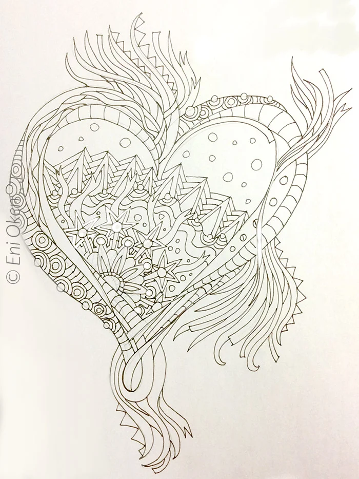 Learn how to create amazing Zentangle® • enioken.com