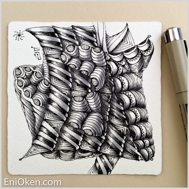 Learn to create amazing Zentangle® • enioken.com