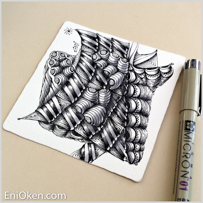 Learn to create amazing Zentangle® • enioken.com
