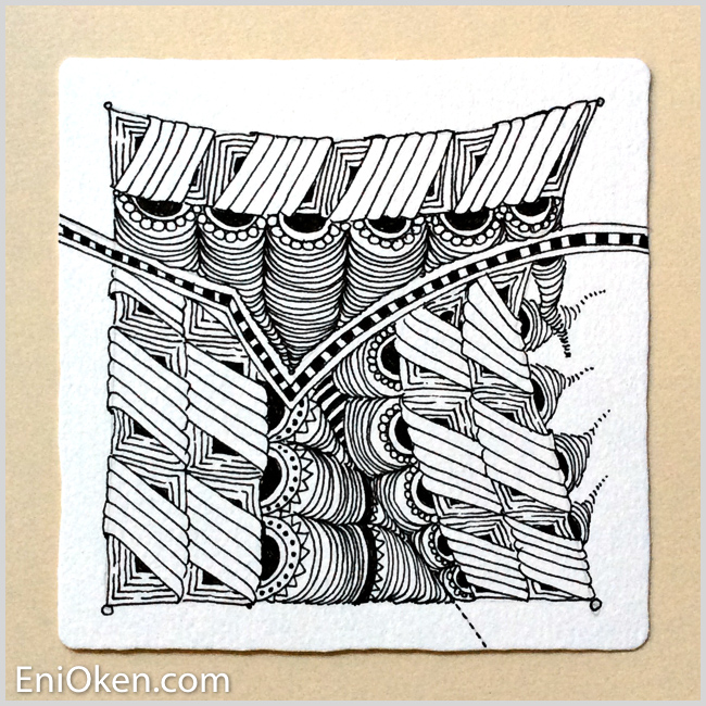 Learn how to create amazing Zentangle® • enioken.com