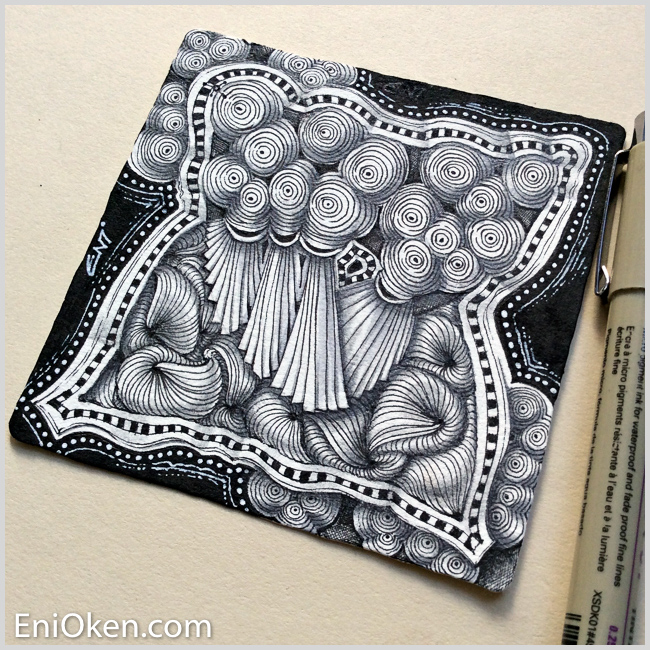Learn how to create amazing Zentangle® • enioken.com